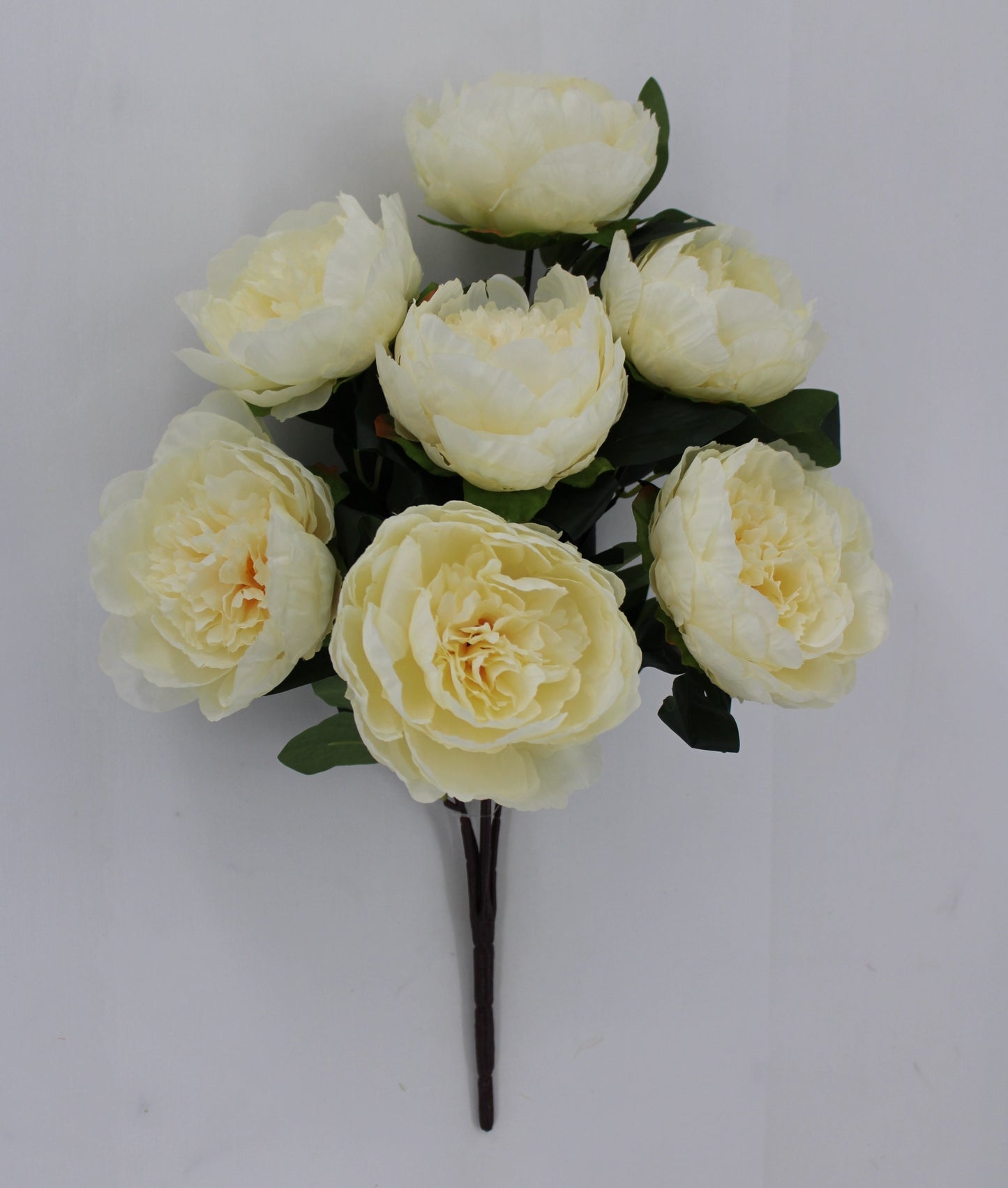 21 IN PEONY BUSH CREAM - Burlap and Bling Decor
