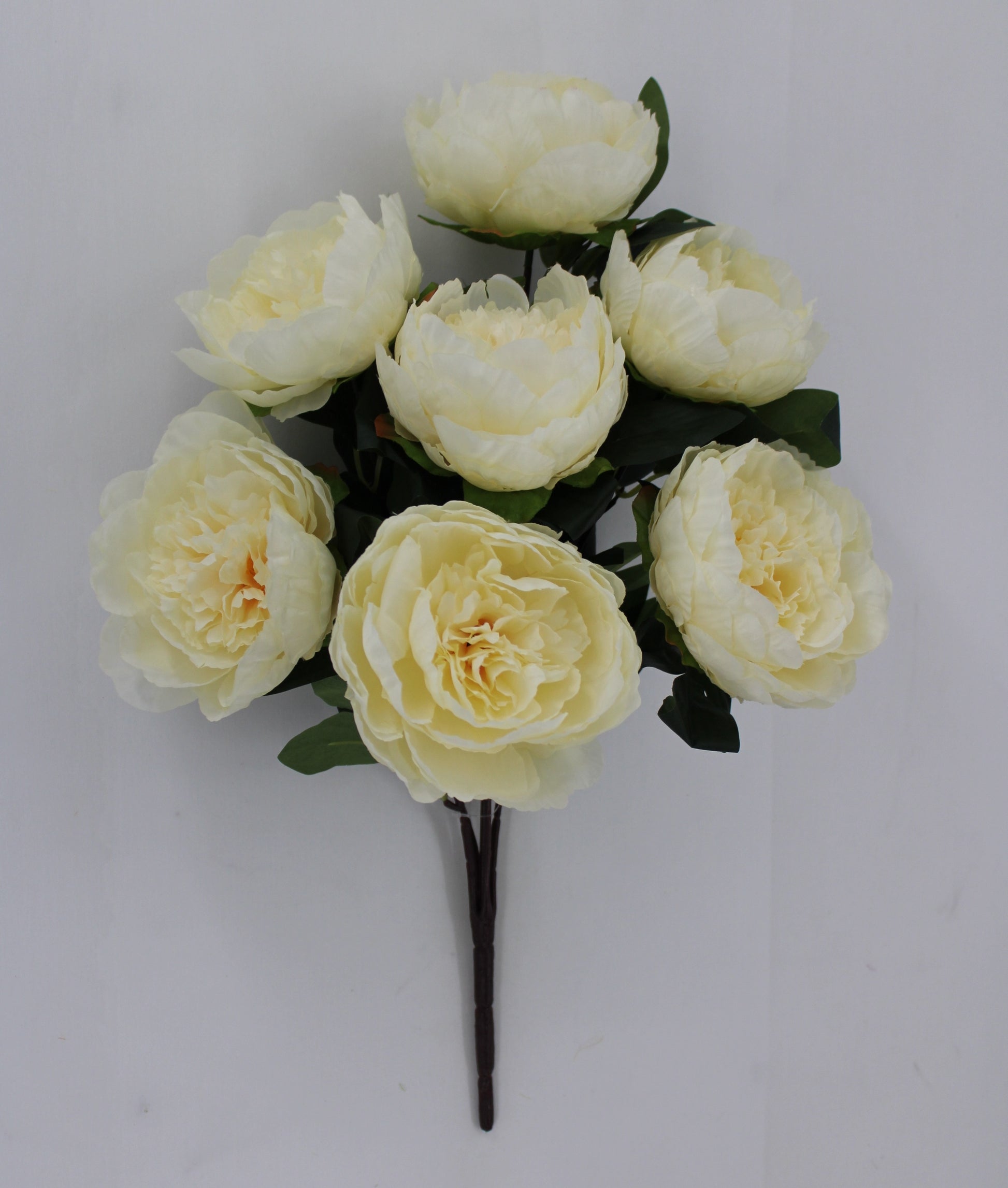 21 IN PEONY BUSH CREAM - Burlap and Bling Decor