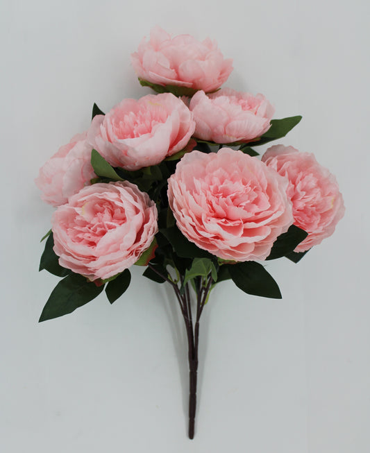 21 IN PEONY BUSH PINK - Burlap and Bling Decor