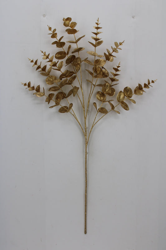 34 IN EUCALYPTUS SPRAY GOLD