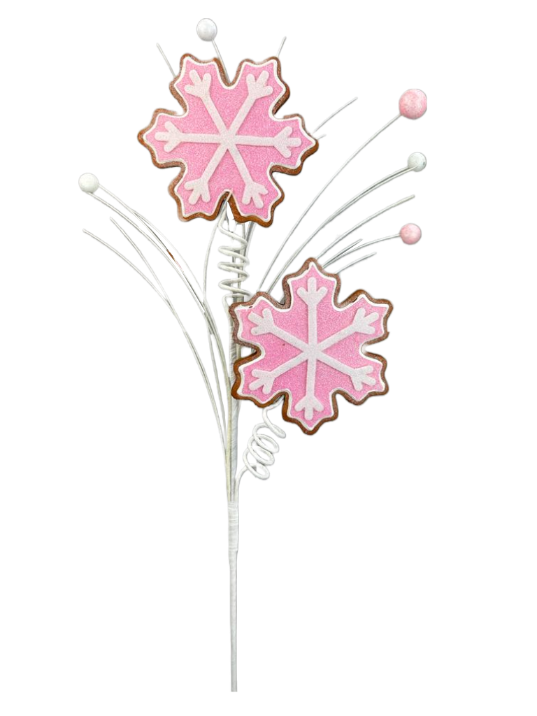 Pink Snowflake Cookie Spray
