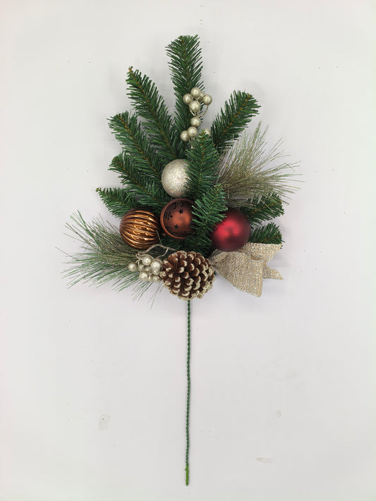 30 IN MIXED PINE PINECONE BALL