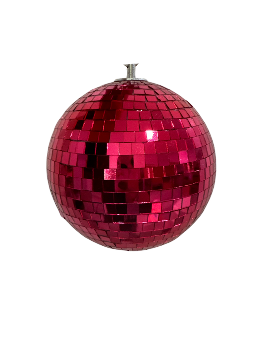 Orn Disco Ball DIA6 fuschia - Burlap and Bling Decor