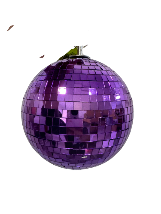 Orn Disco Ball DIA6 purple - Burlap and Bling Decor