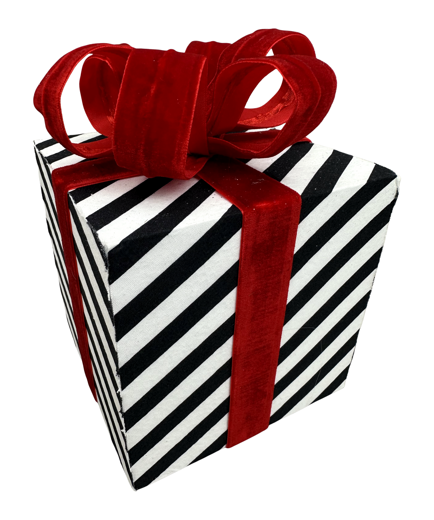 Stripe Giftbox H7xW5 Red/Black/White