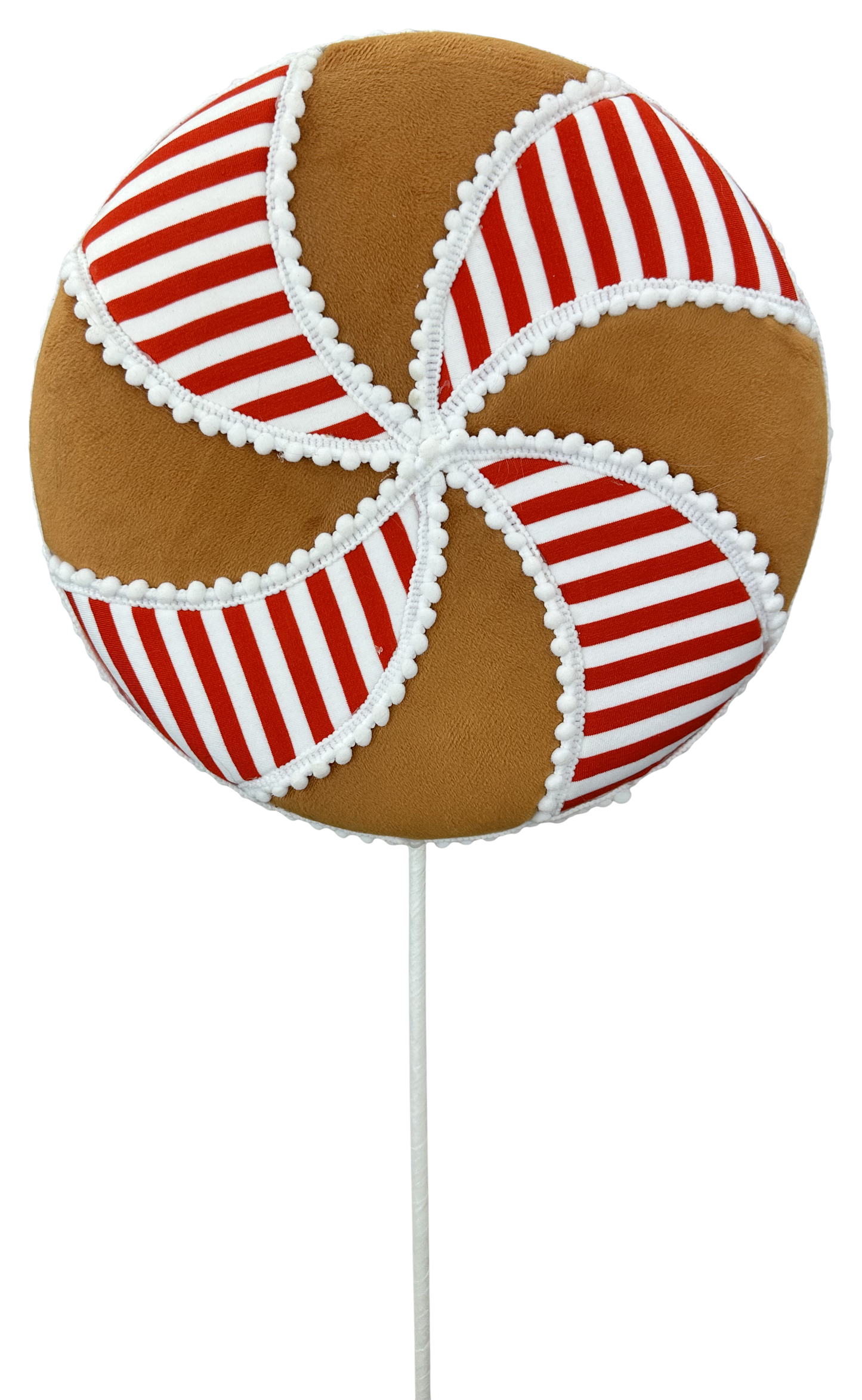 Peppermint Gingerbread 10.5" Diamenter Lollipop