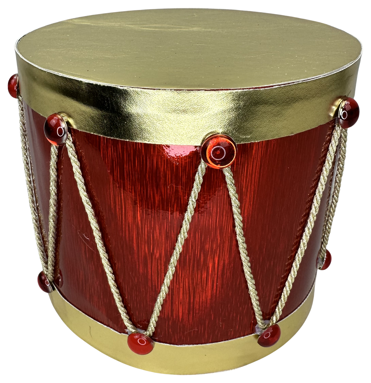 Red/Gold Nutcracker Drum Large