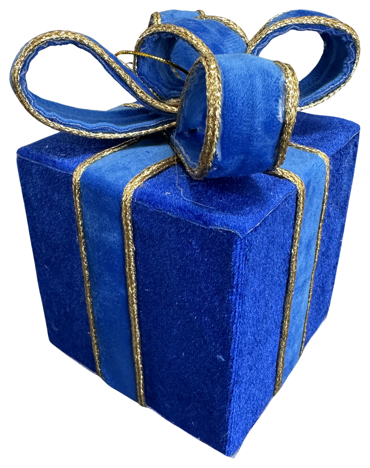Blue Velvet Gift Box Sm H6xW4.5xD4.5