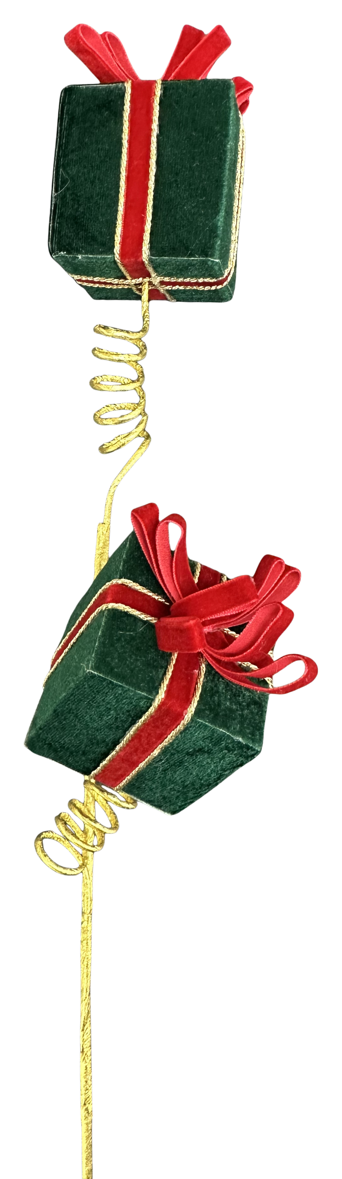 Velvet Gift Box Spray Green/Red