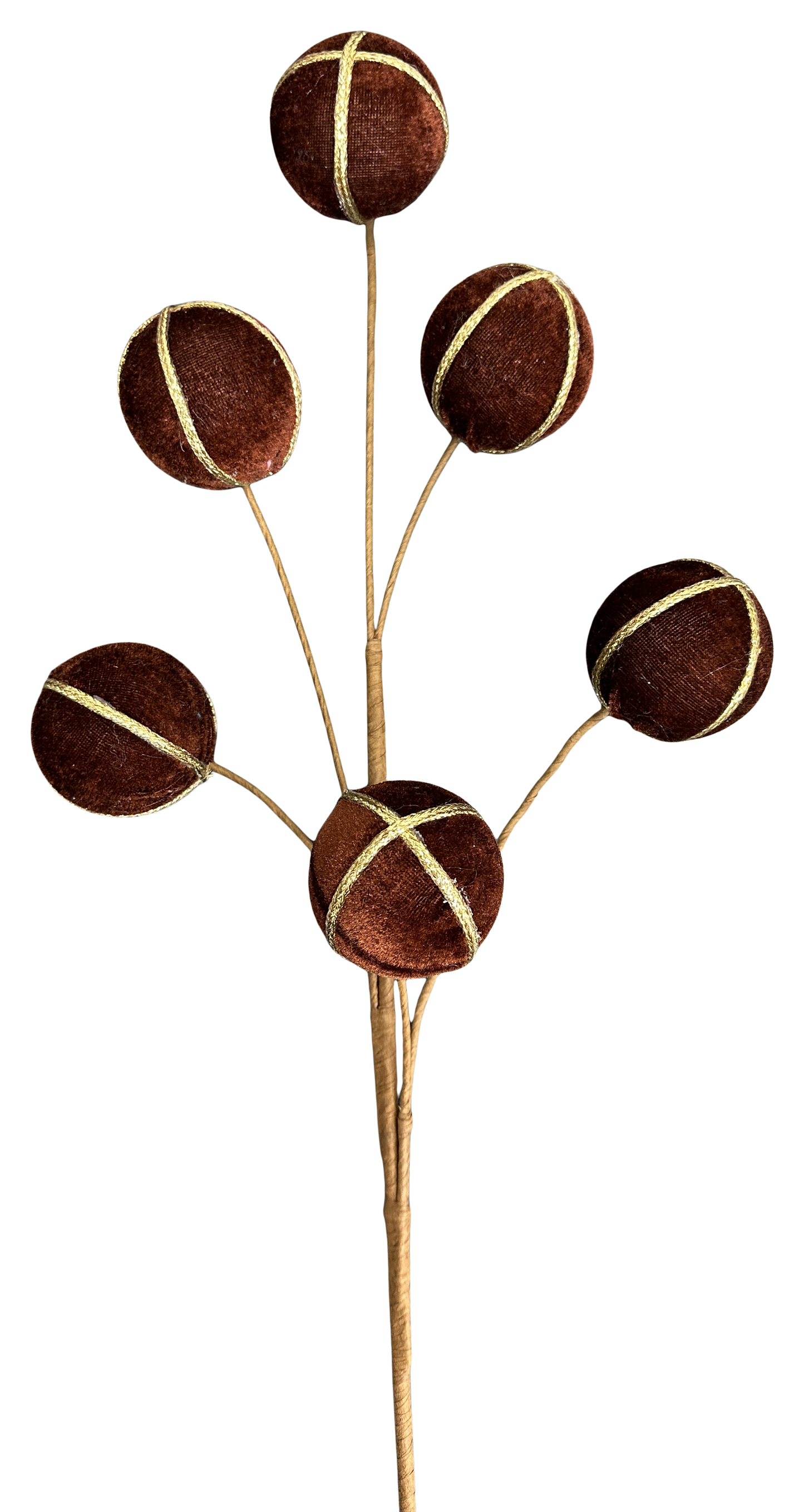 Brown Velvet Ball Spray