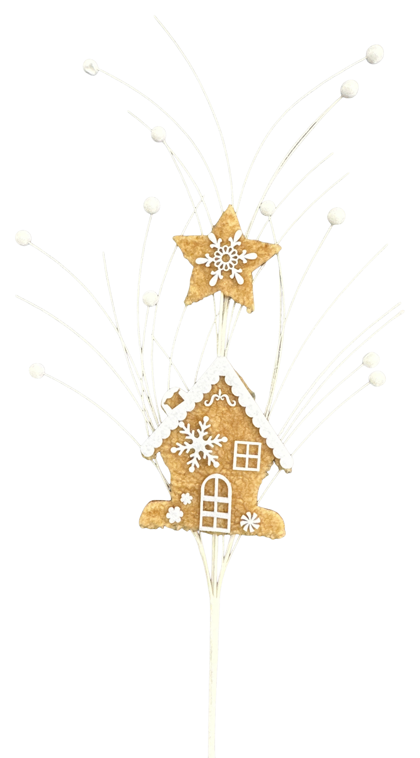 Gingerbread House Star Spray