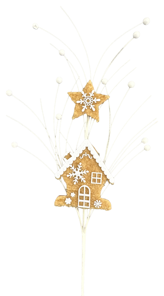 Gingerbread House Star Spray