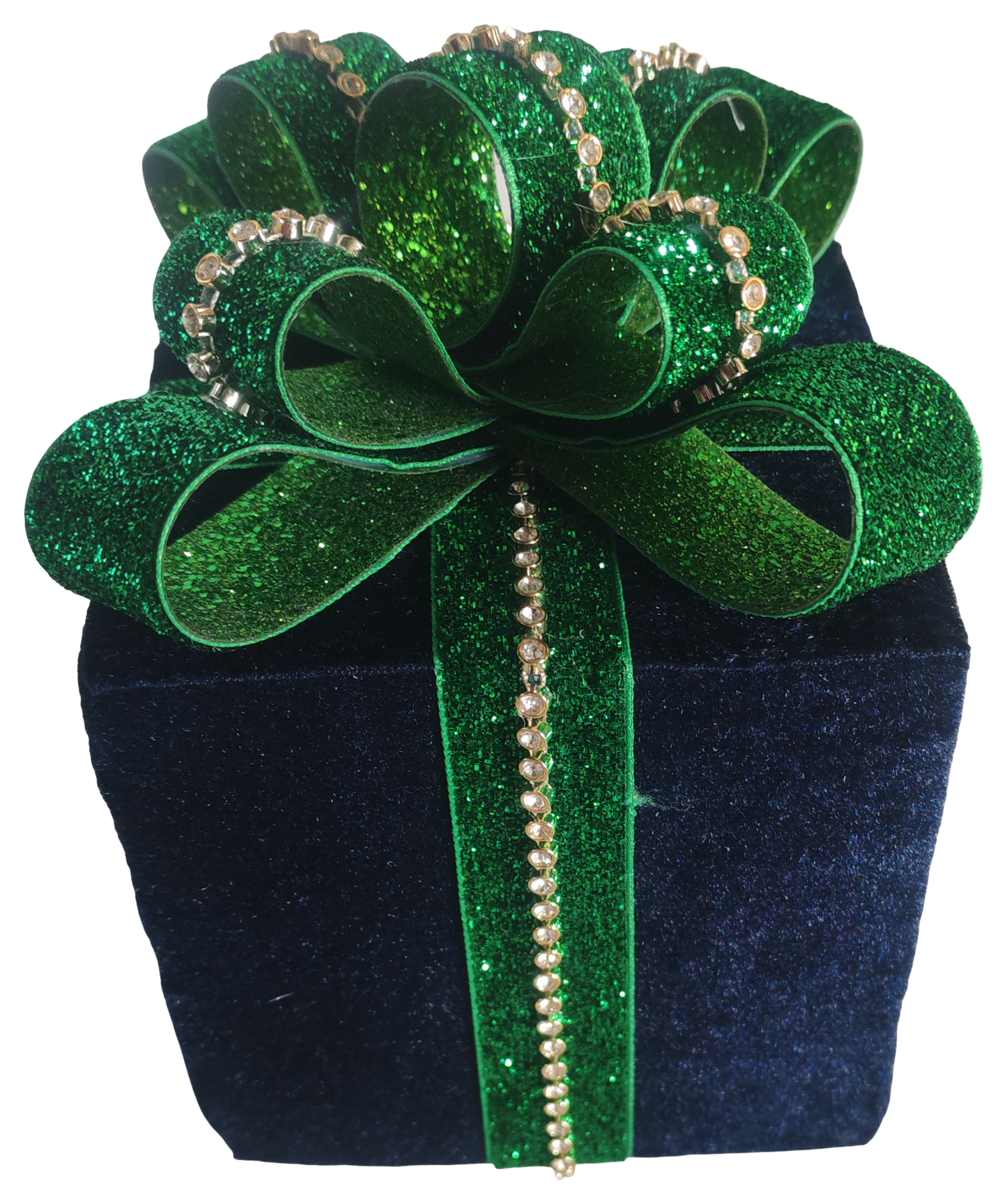 Gift Box Blue/Green Sm H7xW5xD5