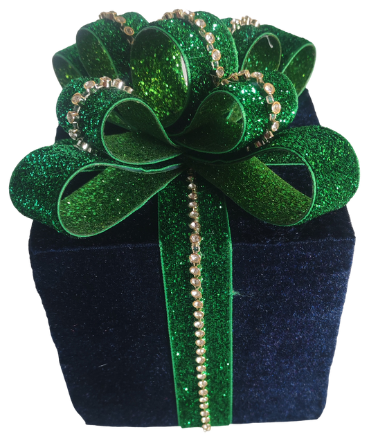 Gift Box Blue/Green Sm H7xW5xD5