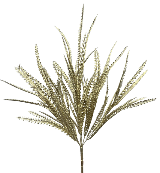 Gold Metallic Leaves Bush