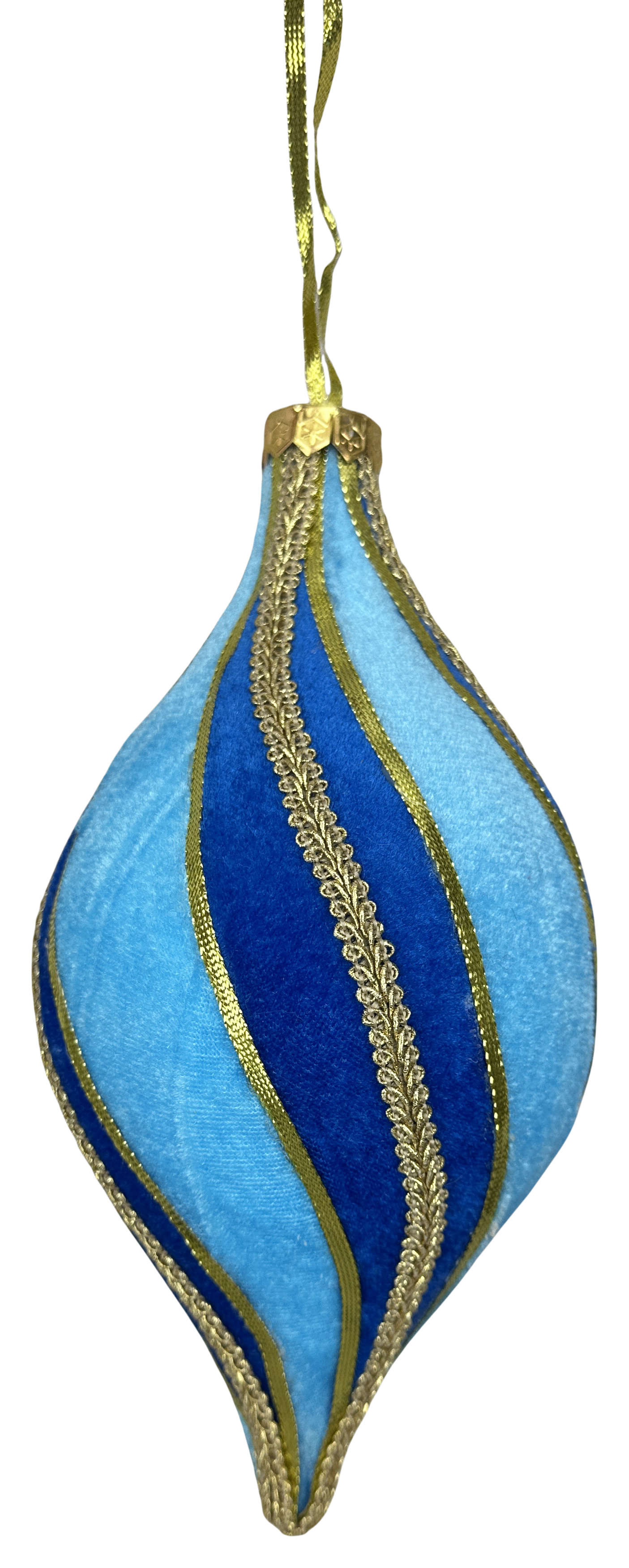 Shades of Blue Finial 9"