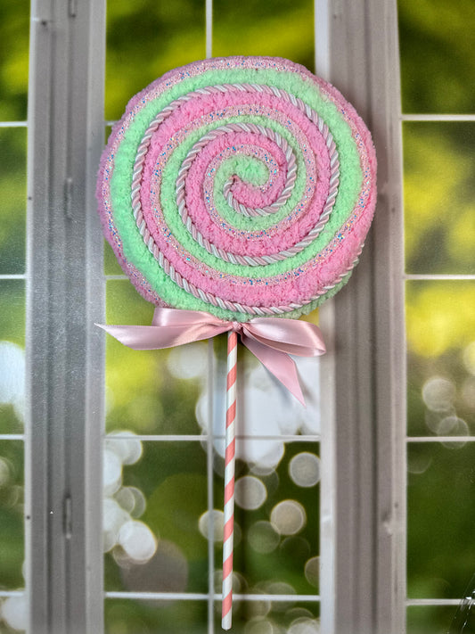 MINT & PINK LOLLIPOPS - Burlap and Bling Decor