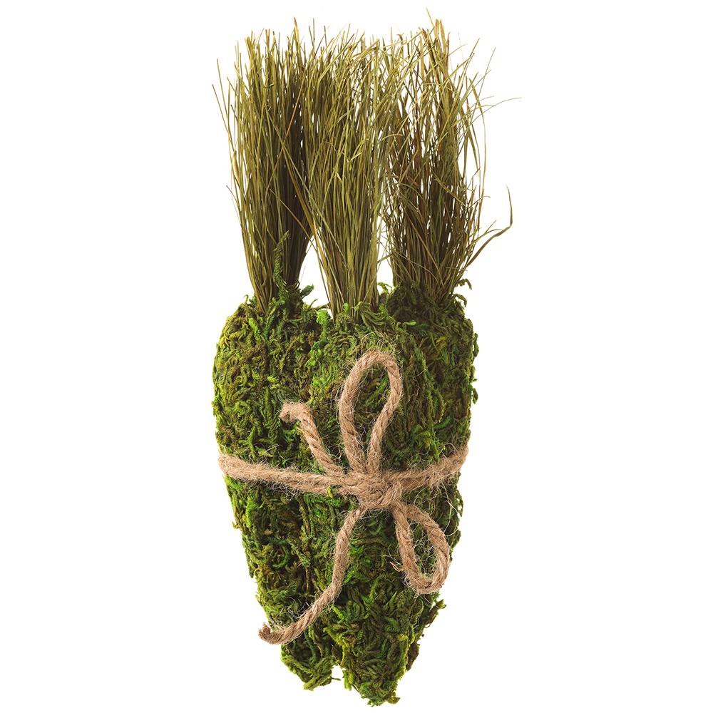 9"MOSS CARROT BUNDLE GR - Burlap and Bling Decor