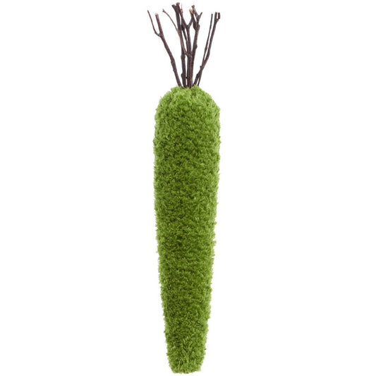15.5"FURRY MOSS CARROT GREEN - Burlap and Bling Decor