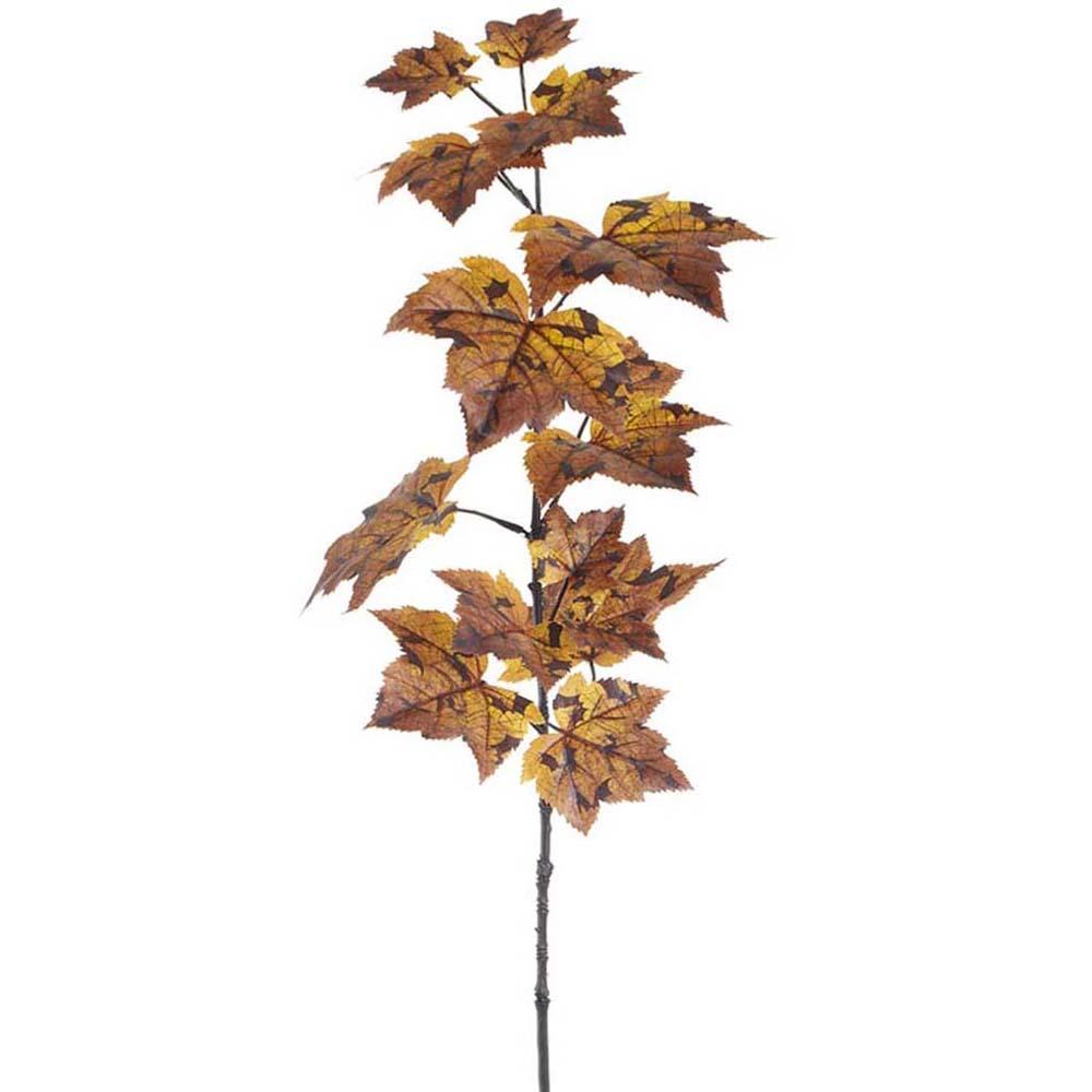 36" Bat Maple Leaf Spray Orange Black - Burlap and Bling Decor