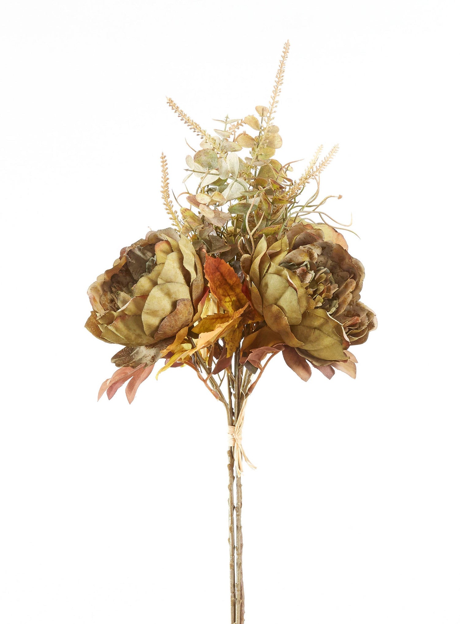 18.5IN DRIED PEONY/EUCALYPTUS - Burlap and Bling Decor