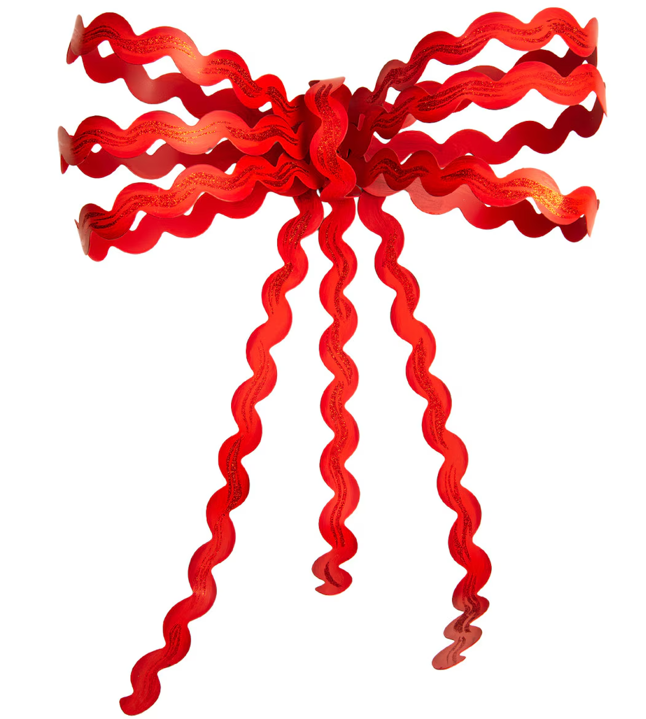 Ric Rac Red Bow Lg. | Burlap and Bling Decor