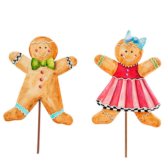 Gingerbread Girl & Boy, Set of 2