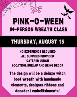 The Pink-O-Ween Workshop In-Person Thursday