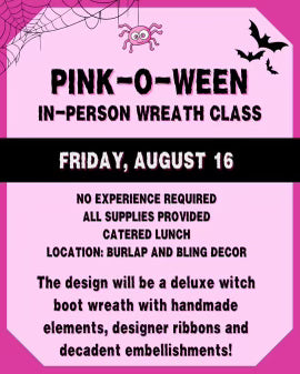 The Pink-O-Ween Workshop In-Person Friday