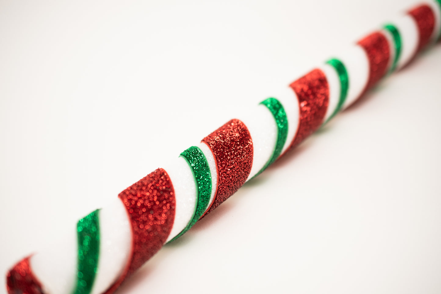 Playful Candy Cane Spray 31" - Red/White