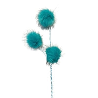 Fuzzy Truffle Trees Spray  - Blue 36"