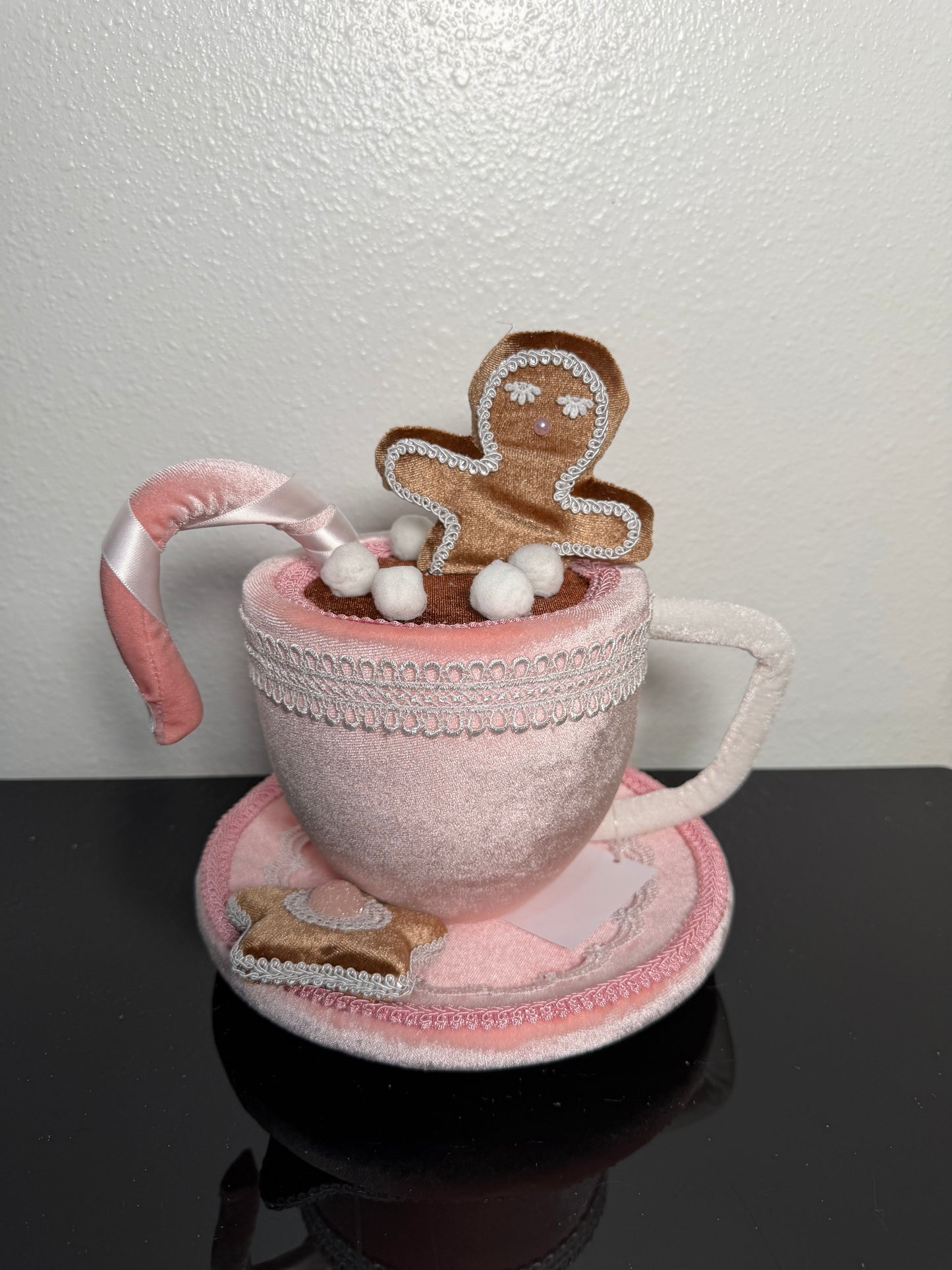 Gingerbread Mug PINK 10" high