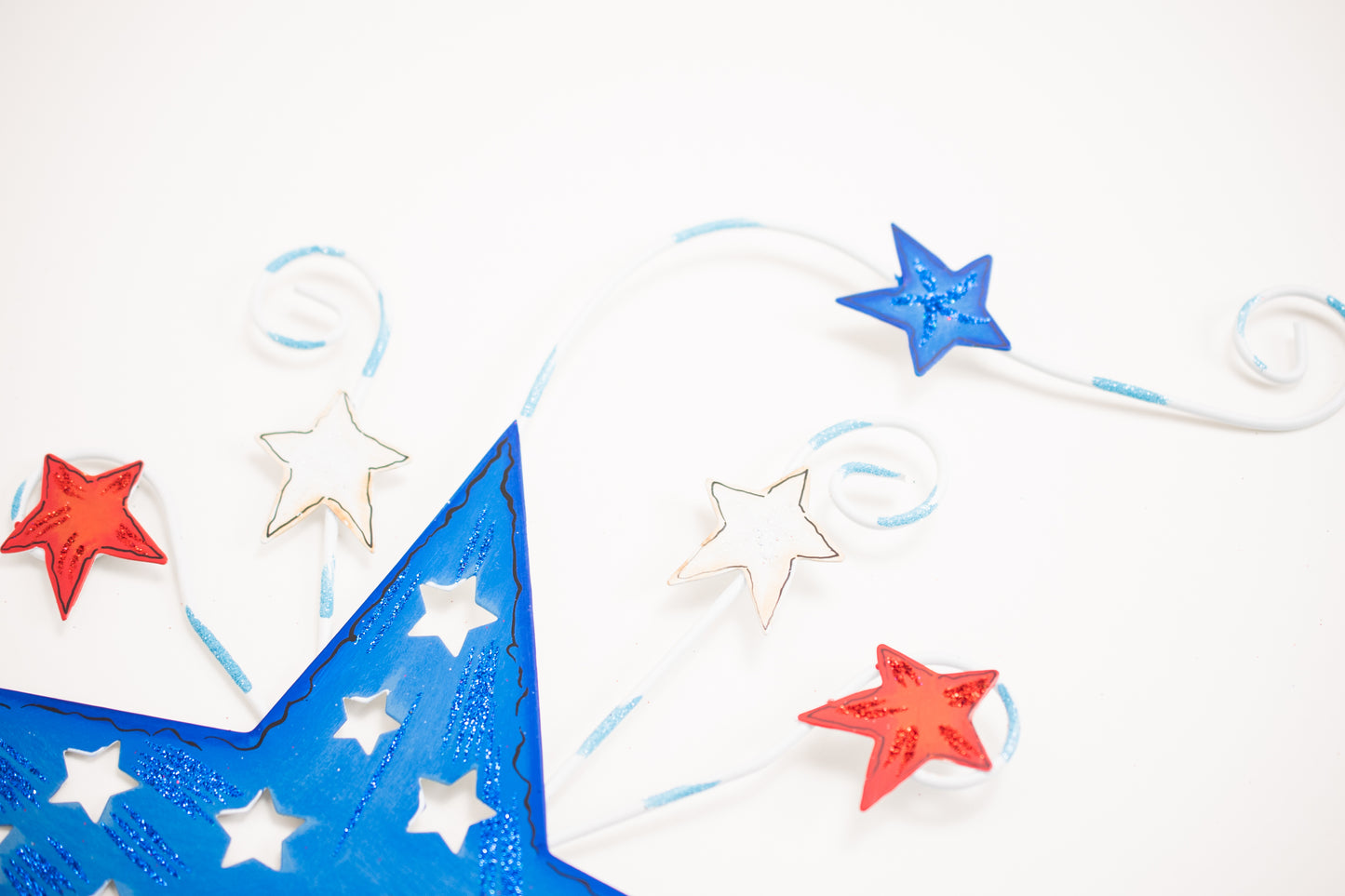 Star Flags with Shooting Stars, Set of 2