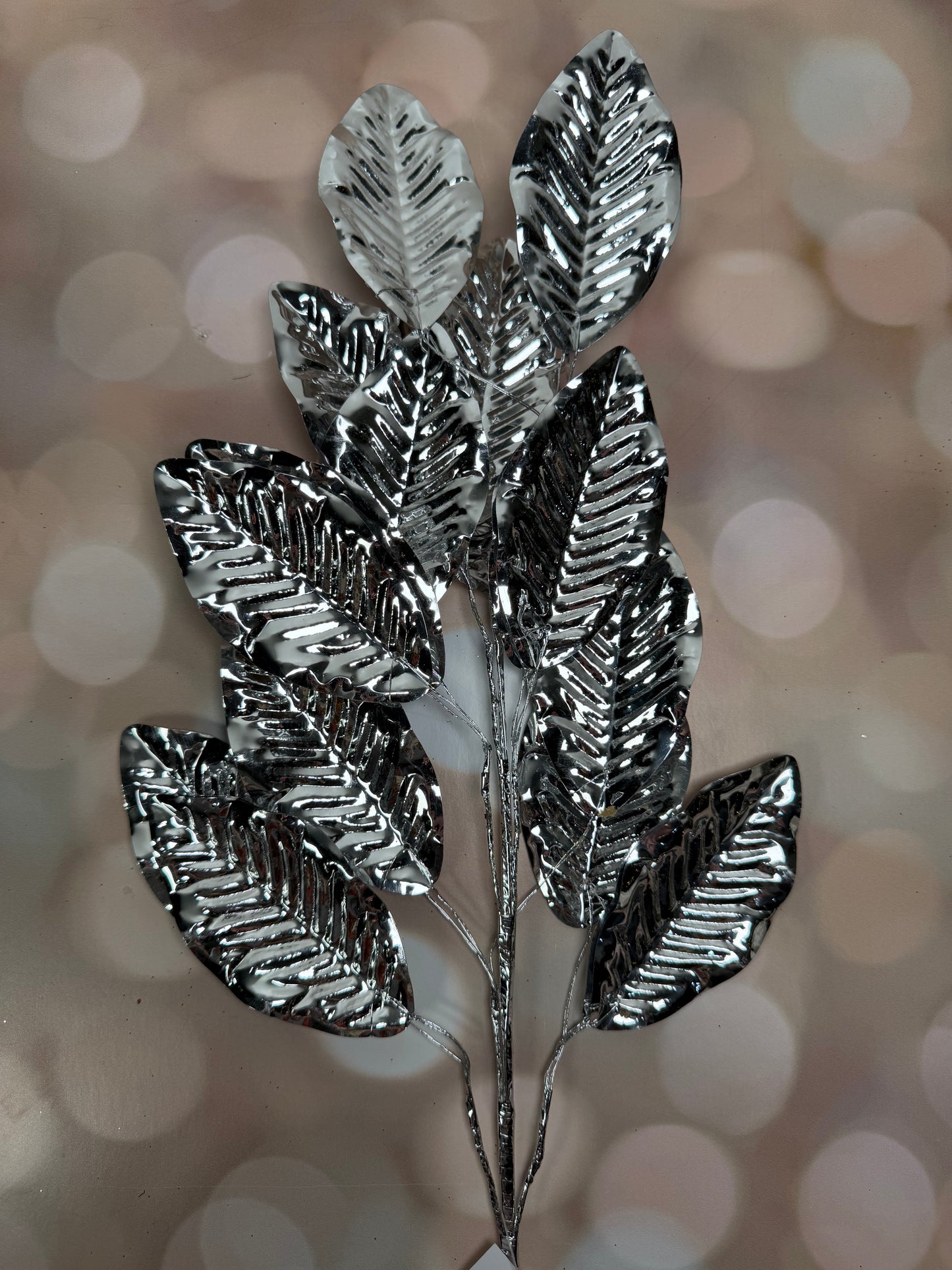 Metal Bay Leaf Pick SILVER