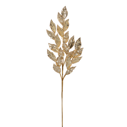 28.75" Gold Leaf Spray - Burlap and Bling Decor