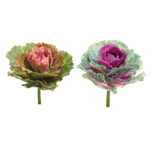 10" Real Touch Cabbage, Pick a Color - Burlap and Bling Decor