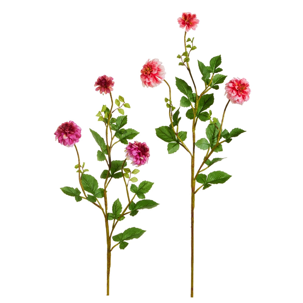 32" PINK FLORAL SPRAY CHOOSE LIGHT PINK OR DARK PINK - Burlap and Bling Decor