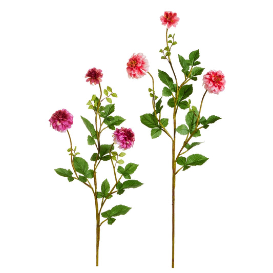 32" PINK FLORAL SPRAY CHOOSE LIGHT PINK OR DARK PINK - Burlap and Bling Decor