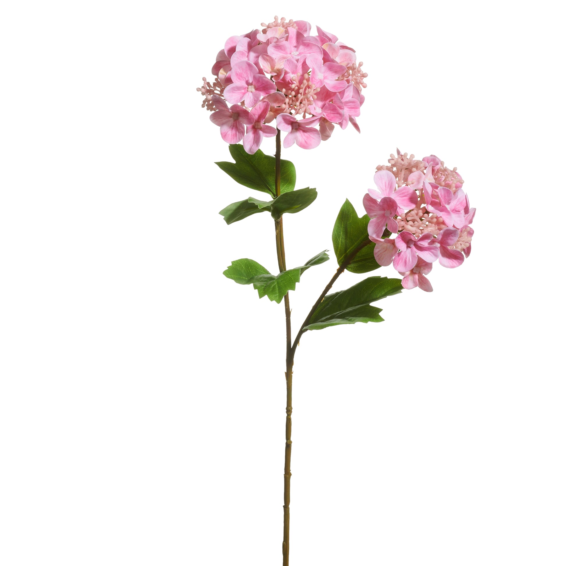 19" REAL TOUCH PINK HYDRANGEA SPRAY - Burlap and Bling Decor