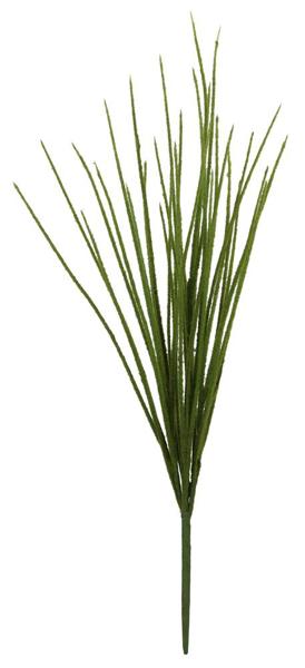 27"L FLOCKED GRASS BUSH MOSS GREEN