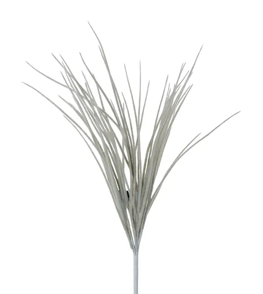 27"L FLOCKED GRASS BUSH SAGE GREEN - Burlap and Bling Decor