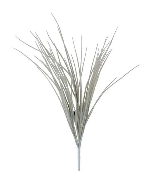 27"L FLOCKED GRASS BUSH SAGE GREEN - Burlap and Bling Decor