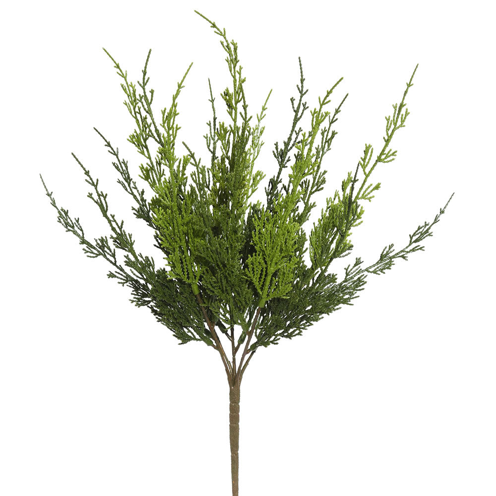 19" Green Monterey Cypress Bush - Burlap and Bling Decor