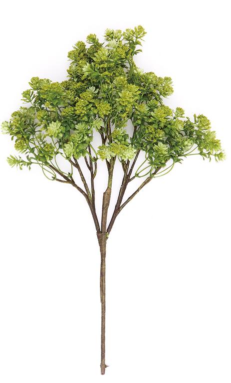 SEDUM SPRAY, 16", GREEN, - Burlap and Bling Decor