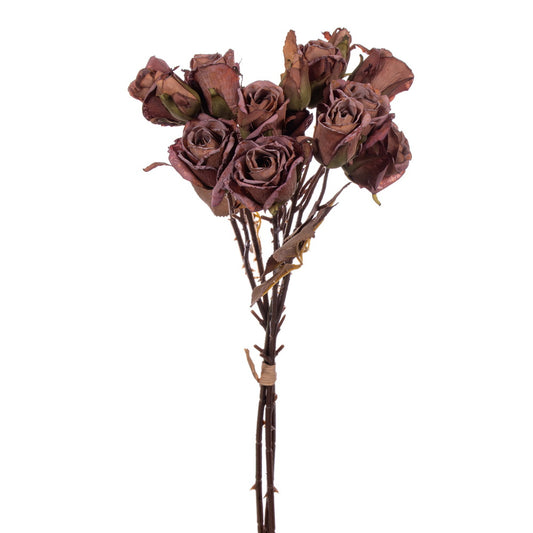 16.5" Light Orange Rose Bundle - Burlap and Bling Decor