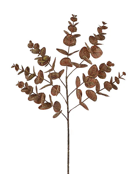 24.5"L EUCALYPTUS SPRAY BROWN/YELLOW