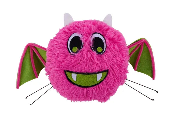 16"L FUZZY BAT WREATH ENHANCEMENT PINK