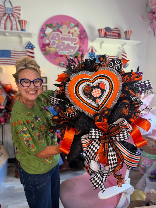 Halloween Heart Piece