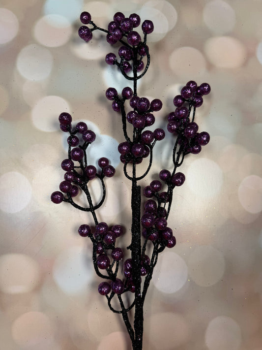 29" GLITTER BALL SPRAY PURPLE