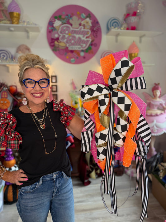 Halloween bow